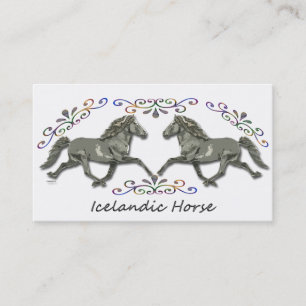 Vintage  Icelandic Business Card