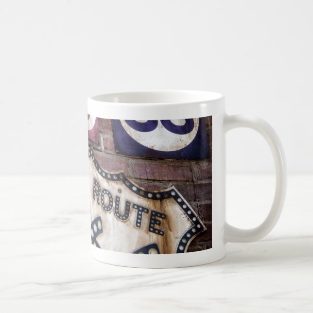 Vintage Iconic Route 66 Coffee Mug (Right)