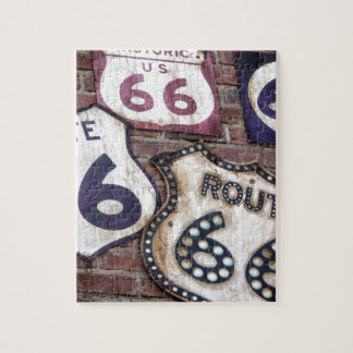 Vintage Iconic Route 66 Jigsaw Puzzle