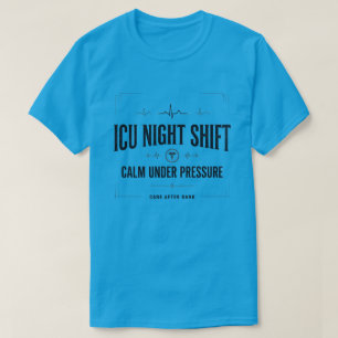 Vintage ICU Night Shift Nurse Shirt Critical Car
