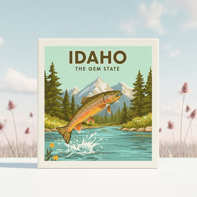 Vintage Idaho Ceramic Tile (Creator Uploaded)