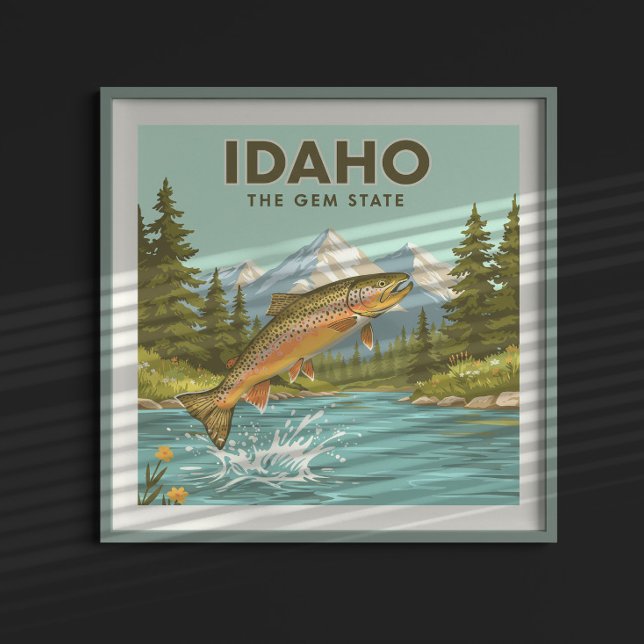 Vintage Idaho Poster (Creator Uploaded)