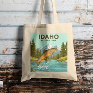 Vintage Idaho Tote Bag
