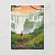 Vintage Iguazu Falls Argentina
