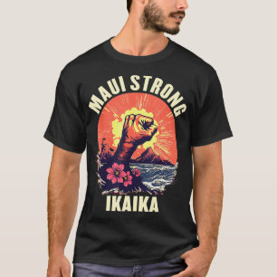 Vintage Ikaika Strong Maui Hawaii Island I Love Ha T-Shirt