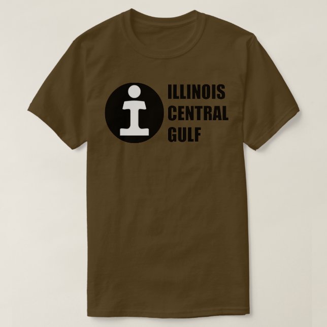 Vintage Illinois Central Gulf Railroad T-Shirt (Design Front)
