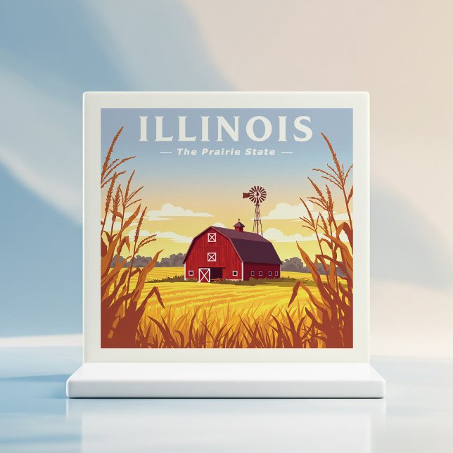 Vintage Illinois Ceramic Tile (Creator Uploaded)