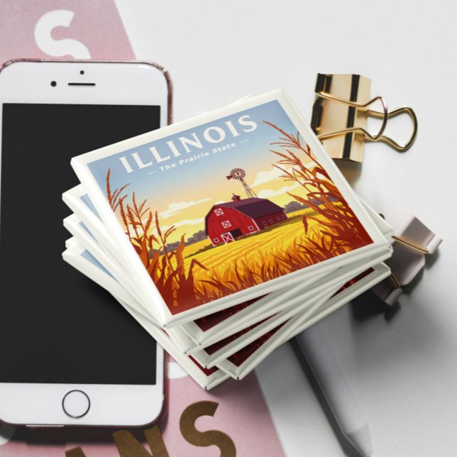 Vintage Illinois Magnet (Creator Uploaded)