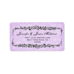 Vintage Illustrated Roses Label