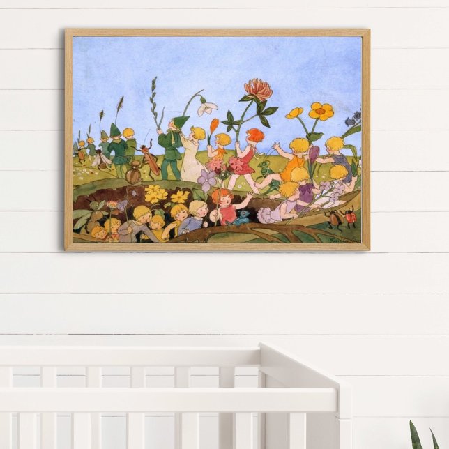 Vintage Illustration by Freddie Langeler Poster (Creator Uploaded)