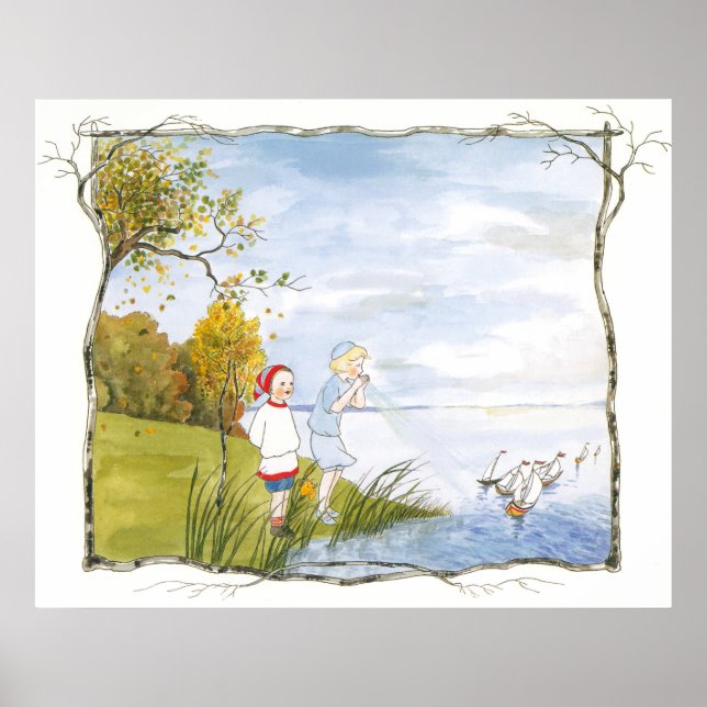 Vintage Illustration by Sibylle Von Olfers Poster (Front)