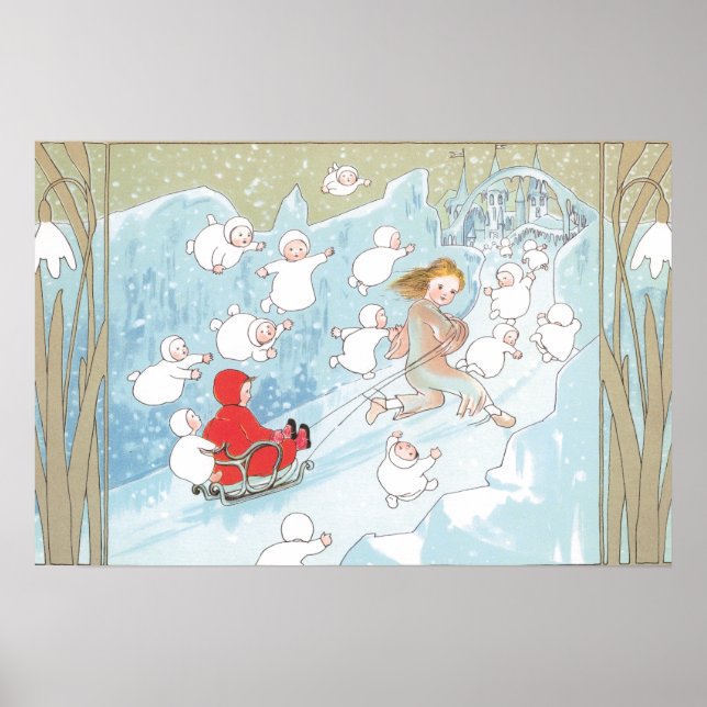 Vintage Illustration by Sibylle Von Olfers Poster (Front)