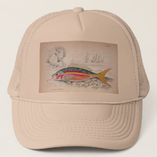 Vintage Illustration Fisherman's Hat