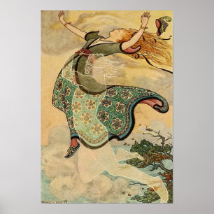 Vintage Illustration Frank C. Pape Poster