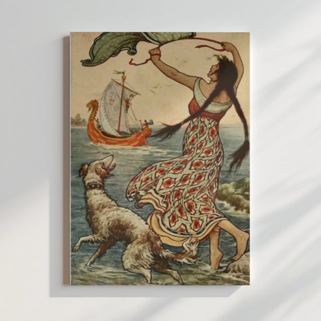 Vintage Illustration Frank C. Pape Poster (Creator Uploaded)