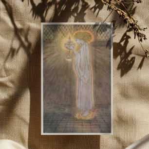 Vintage Illustration From Romance of King Arthur Thank You Card