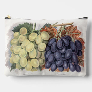 Vintage Illustration of Grape Accessory Pouch