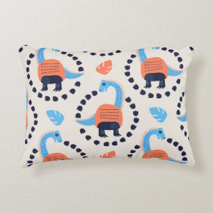 Vintage illustration of seamless pattern with a di decorative cushion