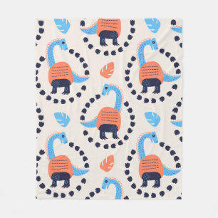 Vintage illustration of seamless pattern with a di fleece blanket