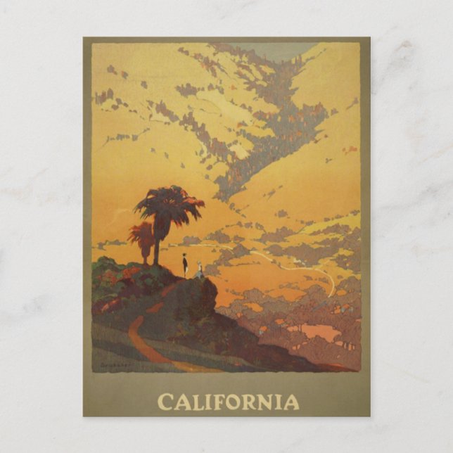 Vintage Illustration Postcard (Front)