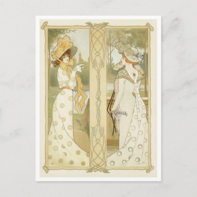 Vintage Illustration Postcard (Front)