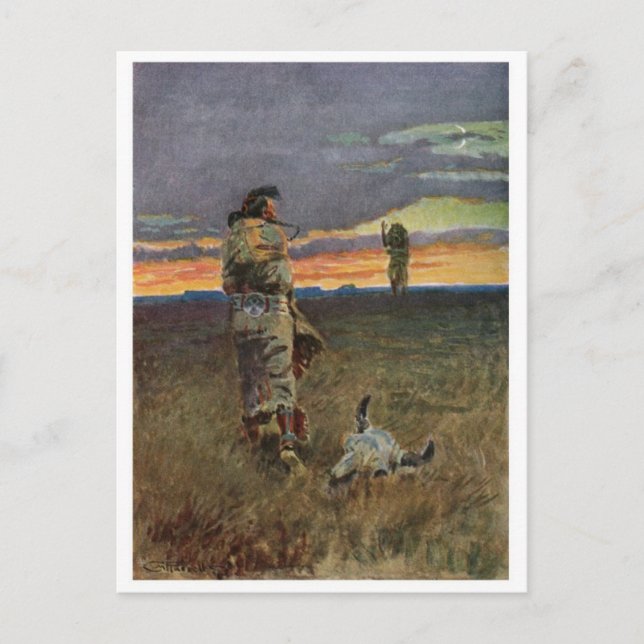 Vintage Illustration Postcard (Front)