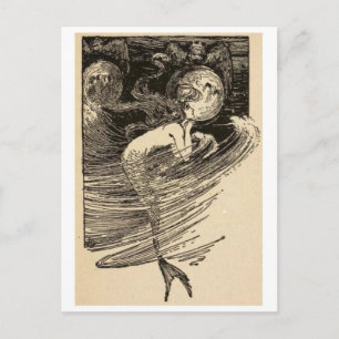 Vintage Illustration Postcard