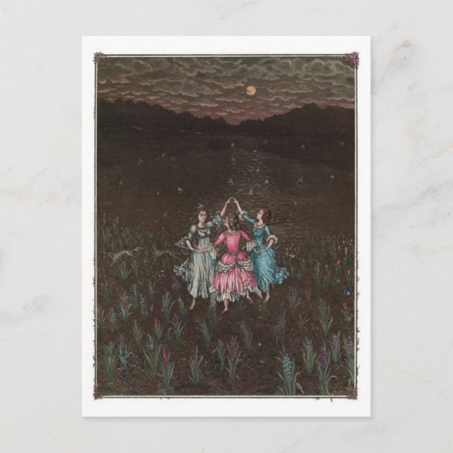 Vintage Illustration Postcard (Front)