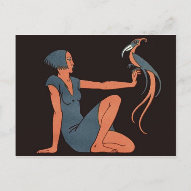 Vintage Illustration Postcard (Front)