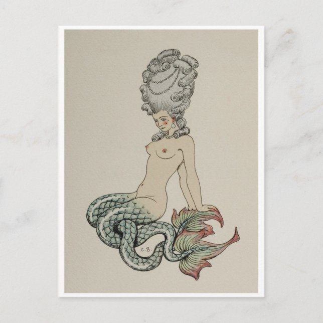 Vintage Illustration Postcard (Front)