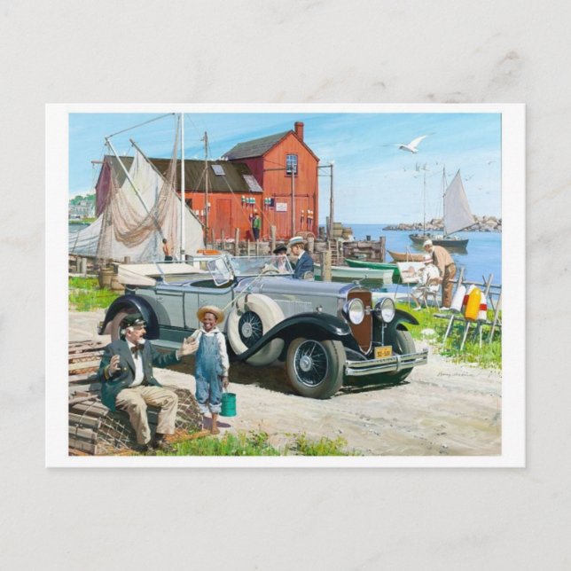 Vintage Illustration Postcard (Front)