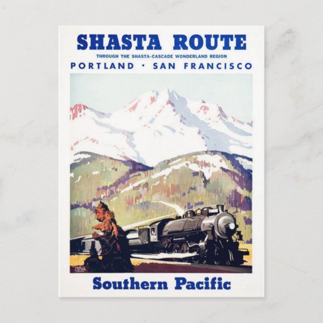 Vintage Illustration Postcard (Front)