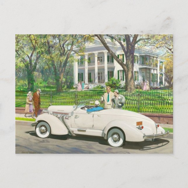 Vintage Illustration Postcard (Front)