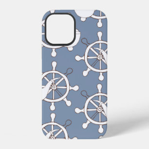 Vintage illustration seamless pattern wheel and tu iPhone 12 case