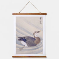 Vintage illustration: Spot-billed duck