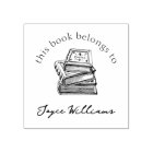 Vintage Illustration This Book Belongs To Custom