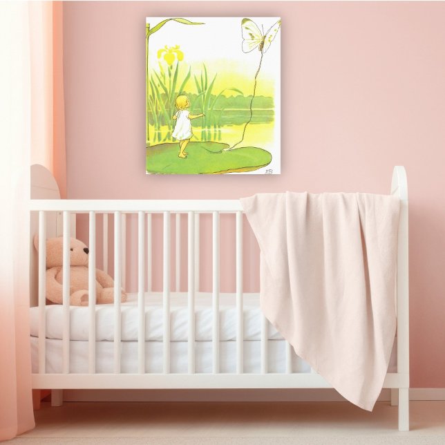 Vintage Illustration Thumbelina by Elsa Beskow Poster (Creator Uploaded)