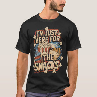 Vintage Im Just Here for the Snacks funny T-Shirt