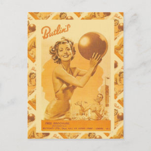 Vintage image, Butlin's Holiday Camps Postcard