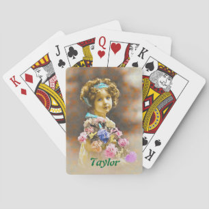 Vintage Image Family Playing Cards