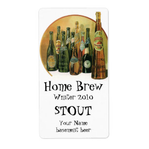 Vintage Imported Beer Bottles, Alcohol, Beverages