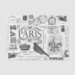 Vintage Impression Tissue Paper<br><div class="desc">Pattern of vintage writing,  stamps and graphics</div>