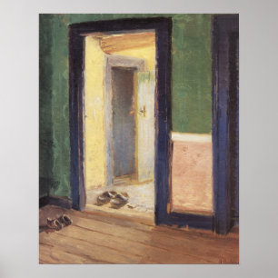 Vintage Impressionism, Dinner Hour by Anna Ancher Poster