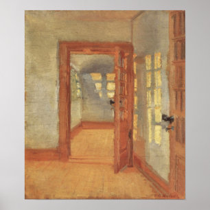 Vintage Impressionism, House Interior, Anna Ancher Poster