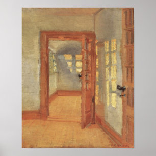 Vintage Impressionism, House Interior, Anna Ancher Poster