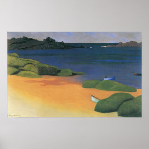 Vintage Impressionism, Tregastel Bay by Vallotton Poster