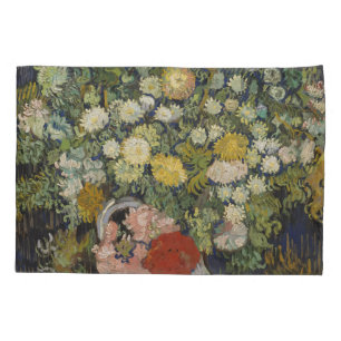 Vintage Impressionist Floral Bouquet Van Gogh Pillowcase