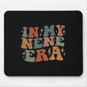 Vintage In My Nene Era Funny Groovy Retro Mothers Mouse Pad
