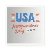 Vintage Independance Day Napkin