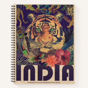Vintage India Travel Notebook